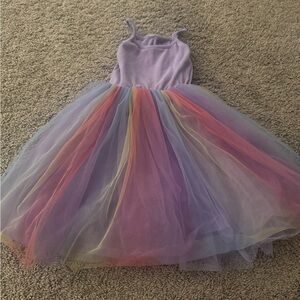 Rainbow Tulle Dress